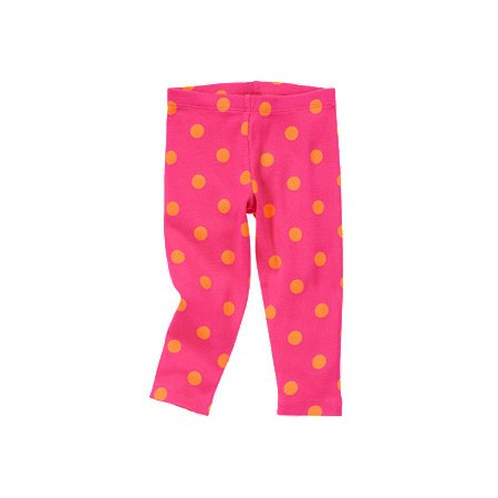 Легінси для дівчинки Polka Dot малинові