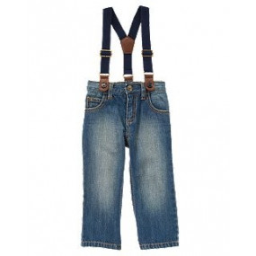 Джинси на підтяжках Straight Suspender Jeans
