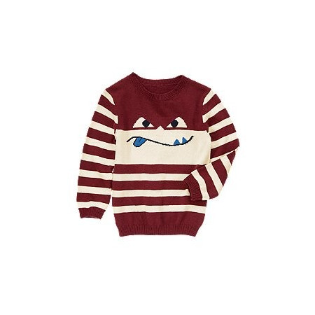 Свитер Мордашка - Silly Superhero Stripe Sweater