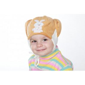 Шапка демісезонна Зайченя, беж 2