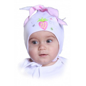 Шапка демісезонна Поліна, білий 2