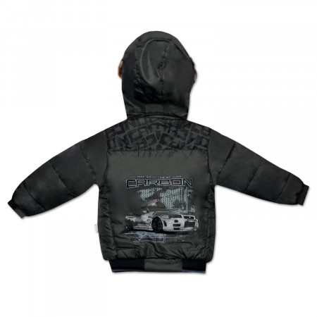 Куртка ENERGY єврозима для хлопчика (темно-сірий), TM Goldy