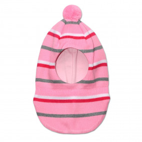 Шапка-шолом демісезонний Женя, рожевий 2