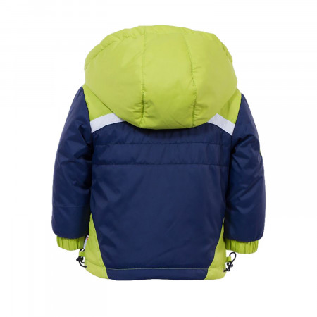 Куртка SPORT демисезонная для мальчика (синий-салатовый), TM