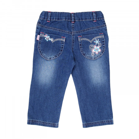 Брюки джинсовые "Ассоль" для девочки (80-92) GD0148