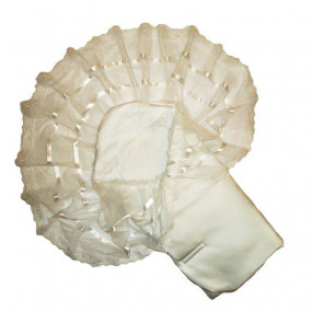 Конверт-ковдра "Вуаль" (весна-осінь), молочний 80 х 80 см 2