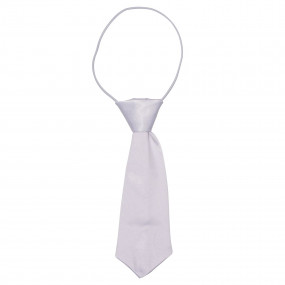 Краватка для хлопчика "Модель-1" білий атлас