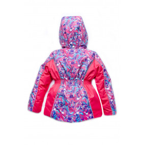Куртка зимова для дівчинки "Art pink" 2