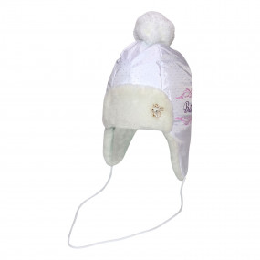 Шапка зимова Уляна (на синтепоні), білий 2