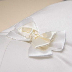 Конверт-ковдра Бантик (зимовий), молочний 80 х 80 см 2