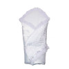Конверт-одеяло Сяйво атлас-гипюр (зимний), белый 80 х 80 см