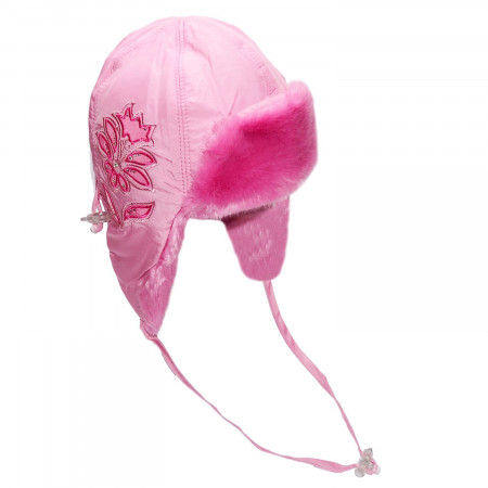 Шапка зимняя Anitta (плащевка, вышивка, стразы), розовый