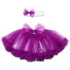 Комплект Rainbow (юбка из фатина, повязка), фиолетовый