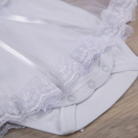 Боді-сукня "Сонечко" (білий), інтерлок/фатин