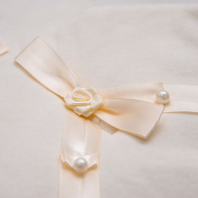 Конверт-ковдра Ластівка велюр на синтепоні (зимовий), молочний 2