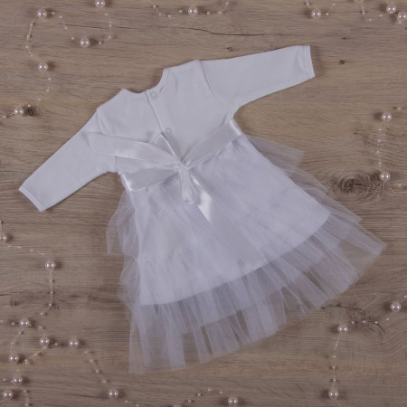 Сукня для фотосесії "Ніжність" (білий інтерлок, фатин)