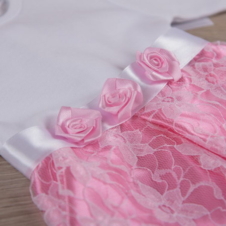 Сукня "Фея" (інтерлок/гіпюр), рожева