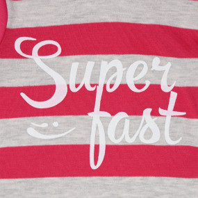 Боді-гольф (БД103) інтерлок, малинова смужка 2