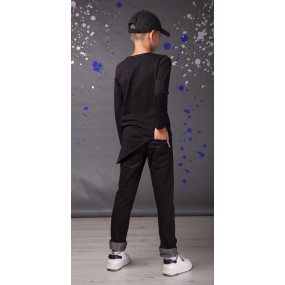 Штани ГЕНЕРІС бістрейч начосний (чорний) 2