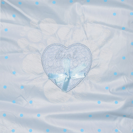Конверт зимовий на флісі (04-ЗУ-17) блакитний