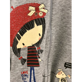 Кофта Дівчинка з собачкою (двонитка) 2