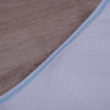 Плед вязанный на хлопковом подкладе Зайка (85 на 100 см), белый
