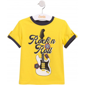 Комплект КС596 з тонкими шортами, жовтий 2