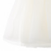 Платье "Настюша" с вышивкой + повязка (атлас, фатин) молочное