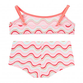 Купальник "Pink Star" шорти з топом для дівчинки 2