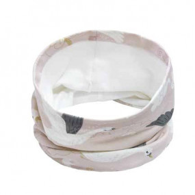 Комплект 20154 (шапка, баф), лебеді фліс 2