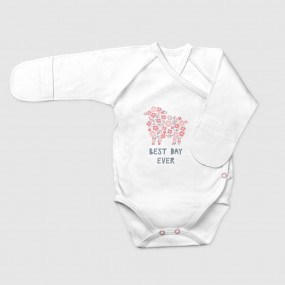 Боді з принтом Квіточки (100% бавовна), в пологовий будинок 2