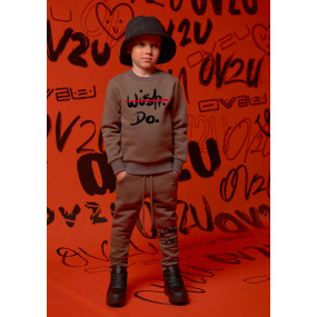 Костюм САДОР (трёхнитка с начёсом) табак 2