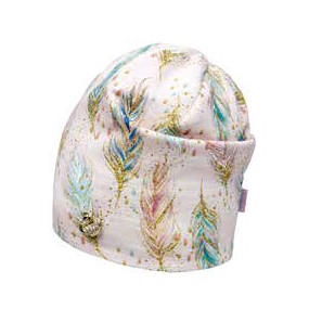 Демі шапка 20216 (преміум), пір`я пудра 2