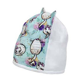 Демі шапка 20211 (преміум), коти ментол/вушка 2