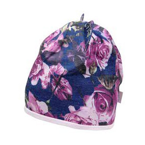 Демі шапка 20208 (преміум), денім рожев/вушка стрази 2