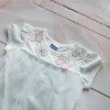 Боди-платье "Бабочки" розовые (интерлок молочный)