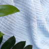 Плед MSonya голубой (муслин) без бахромы, 100х80 см
