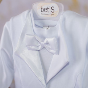 Костюм "МІНІ БОС" (кофта, жилет, штани) д.р. білий інтерлок 2