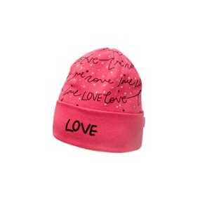 Демі шапка 21307 корал (подвійна на підкаті) 2