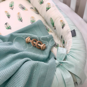 Кокон Baby Design - Перо мята 2