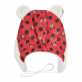 Шапка зимова Еммі (на синтепоні), червоний 2