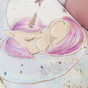 Постільний комплект "Magic" - Єдиноріг (6 предметів) ліжко 2