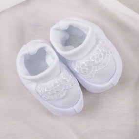 Пінетки "Чарівна Світлинка" білий (інтерлок) 2