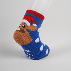 Шкарпетки "Christmas Holiday" махра/стопери - 1 пара 2