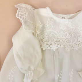 Сукня максі "Darling" зі штанцями (інтерлок/блюмарін), шампань 2