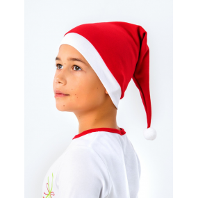 Колпак 118551 красный "Рождество" (интерлок-софт) 2