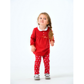 Комплект 109976 червоний "Різдво" (інтерлок-софт) 2