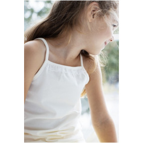 Майка МК-35 біла для дівчинки (садок), супрем 2