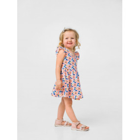 Сукня 120312 персик. квіти "Ситцеве літо" 2