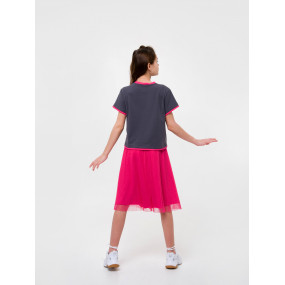 Спідниця 120317 рожев "Рожевий цитрус" 2